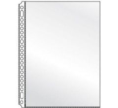 Benza - Showtas Glad 0,08 mm A4 - 23 ringen - 25 stuks