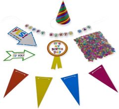 Kantoor Werkplek Desk Desktop versier Party set Verjaardag - 7 delig