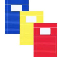 Benza - Basic Schriften Lijn A4 Trendy Assorti (5 stuks)