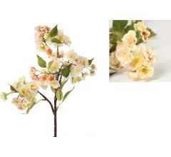 Prunus kunstbloemen kunsttak - Gemixte kleuren - 80 cm