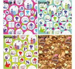 Assortiment 11 Sinterklaasinpakpapier Cadeaupapier - 200 x 70 cm - 9 rollen