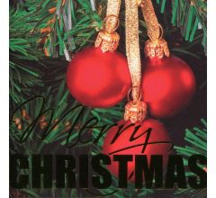 Dubbele Kerstkaarten met Kerstklokken en Kerstballen - 10 stuks