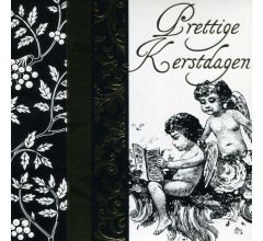 Dubbele Kerstkaarten Zwart-Wit - 10 stuks