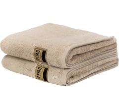 Luxe Handdoeken - Badhanddoek - 100% katoen - 600 g/m² - 50 x 100 cm- Créme - Set Van 2