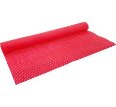 Kerst Tafelloper - 150 x 45 cm - Rood - Crossweave Geweven Vinyl