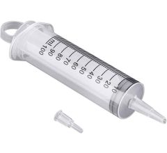 Injectiespuit / doseerspuit / Spuit zonder naald en met extra lange tuit - 100 ml - 1 stuks