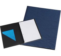 Rillstab Schrijfmap Incl. Gelinieerd A4 Slimbloc Faro Gewolkt Blauw