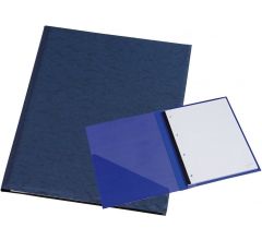 Rillstab Schrijfmap Incl. Gelinieerd A4 Slimbloc Lissabon Blauw - 3 Stuks