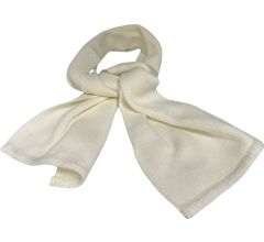 Gebreide Sjaal - 140 x 25 cm - Acryl - Naturel