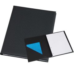 Rillstab Schrijfmap Incl. Gelinieerd A4 Slimbloc Braga Zwart - 3 Stuks