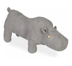 Relaxdays deurstopper nijlpaard - deurstop dier - deurhouder - deurbuffer kinderkamer