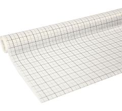 Benza Patroonpapier met RUIT wit - 15 mtr x 80 cm - 4 rollen