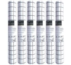 3-IN-1 ROL Tafelloper en Placemats Airlaid - Geblokt - 40 x 480 cm - 6 Stuks