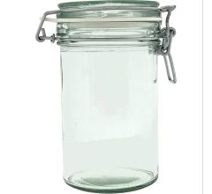 Weckpot voorraadpot beugelpot met degelijke klemsluiting - 500ml - Glas - 12 Stuks