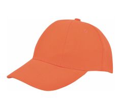 Benza - Luxe Turned Brushed Baseball Cap Baseballcap - Oranje