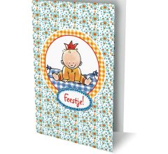 Pauline Oud - 6 Dubbele Uitnodigingen Met Envelop - Feestje