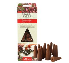 Backflow Wierookkegels Incense cones 20 stuks - Dragon Blood
