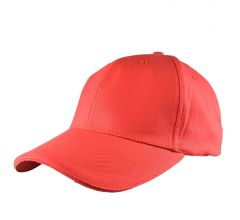 Benza - Katoenen Soft Brushed Cap – 5 Panel - Rood