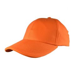 Benza - Katoenen Soft Brushed Cap – 5 Panel - Oranje