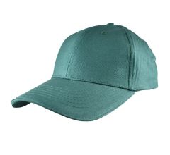 Benza - Katoenen Soft Brushed Cap – 5 Panel - Flessengroen