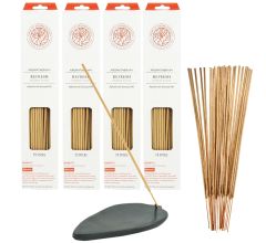 Wierook Aromatherapy Refresh 100 stokjes incl. Speksteen Wierookhouder