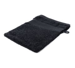 Arowell Washand Washandje 21 x 16 cm - 500 Gram - Zwart - 1 stuks