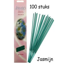 Jasmijn Jasmin Wierook 100 Stuks Incense sticks - 25cm