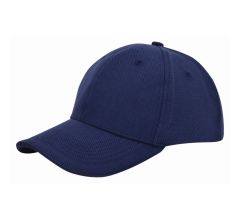 Benza luxe canvas sandwich Baseballcap - Donkerblauw