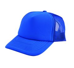 Trucker Cap Volwassenen - 5 Panel - Kobaltblauw