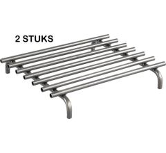 PTMD - pannenonderzetters - Metaal - 25 x 18 x 4 cm – 2 stuks