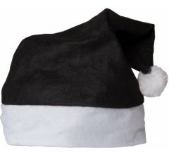 Benza Kerstmuts - Zwart - Vilt - One Size