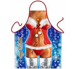 Kerstvrouw -  Grappig Leuk Schort Keukenschort