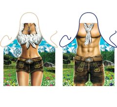 Tiroler Vrouw en Man - Grappig Leuk Tirol Schort Keukenschort