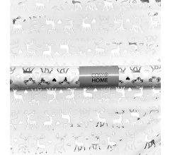 Cosy & Trendy - tafelloper hert - 200 x 40 cm (wit)