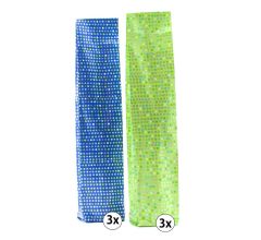 Wijnfles zak drankzakken 9 x 7 x 46 cm - 6 stuks