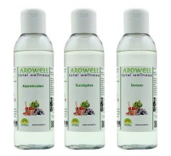 Arowell - Alpenkruiden Eucalyptus Dennen sauna opgiet saunageur opgietconcentraat - 3x 250 ml