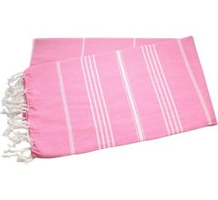Arowell Premium Pestemal - Fouta - Hamamdoek - Hammamdoek - Acaciaroze - 180 x 100 cm