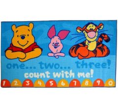 Disney - Winnie the Pooh, Winnie de Poeh - Speelkleed - Cijfers - Leren - 80 x 140 cm