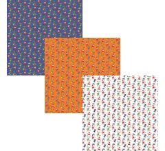 Assortiment Sinterklaaspapier Cadeaupapier Inpakpapier - 200 x 70 cm - 3 rollen