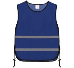 Trainingsvest polyester - Hardlopen - Sport Vest - Safety Jacket - Kobaltblauw - 57 x 46 cm (LxB)