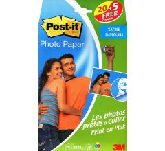 Post-It Fotopapier Sticky 10x15cm (20 vel + 5 gratis) halfglanzend
