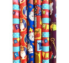 10x Rol Sinterklaas inpak-papier 300x70cm | Sinterklaas Inpak Papier