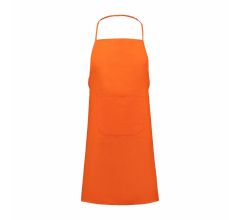 Benza Schort Keukenschort - 60 x 80 cm - Budget kwaliteit - Oranje - Katoen