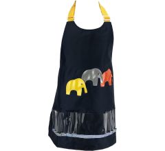 Kinder Hobby schort- klieder en knutselschort - 55 x 56 cm - 4 t/m 9 jaar - Donkerblauw