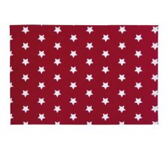 Clayre & Eef - 100 % Katoenen Placemats - Sterren - 6 stuks - 48 x 33 cm