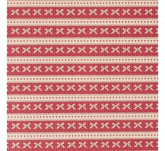 Rood en strikjes luxe kadopapier cadeaupapier inpakpapier - 200 x 70 cm - 3 rollen