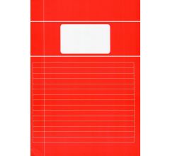 Benza - Basic Schriften Lijn A4 - Rood - 5 stuks