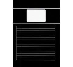 Benza - Basic Schriften Lijn A4 - Zwart - 5 stuks