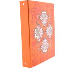 Park 70's Ringband 4 Ringen inclusief 100 Vel Lijn Interieur - Oranje