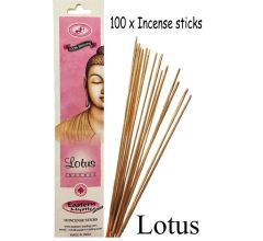 Lotus Wierook 100 Stuks Incense sticks - 25cm